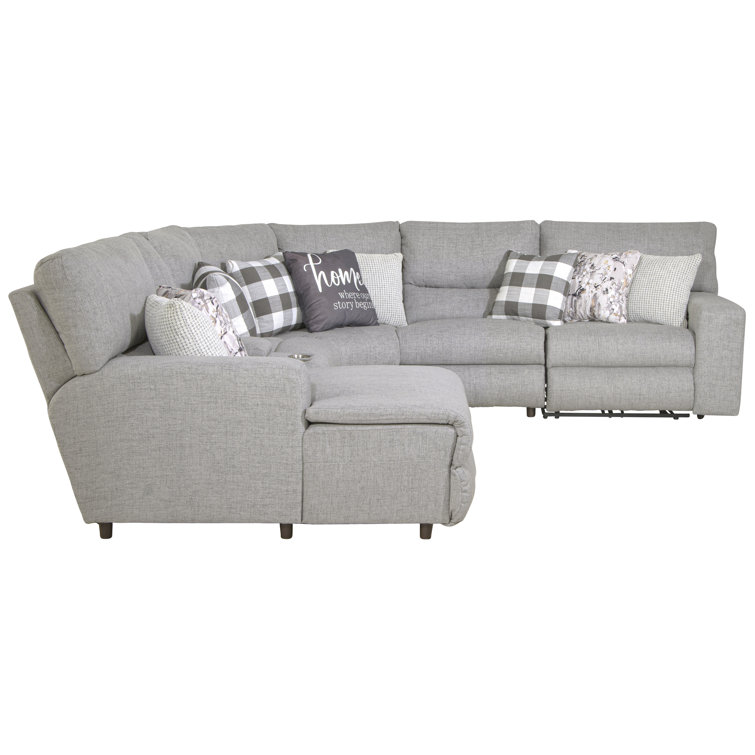 Catnapper 6 Piece Upholstered Sectional Wayfair Canada